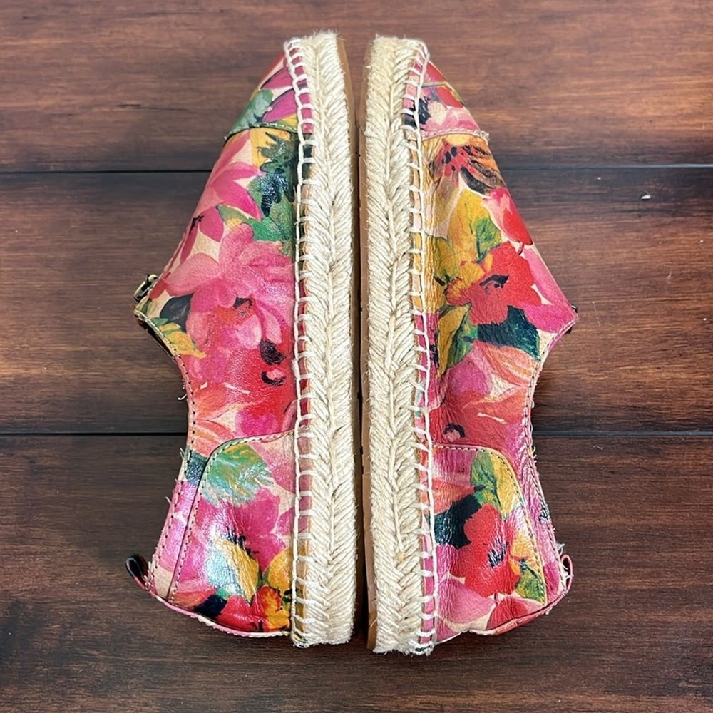 Patricia Nash Eva Espadrille Slip On Flats Women size 6 Floral Cottagecore Boho - Picture 7 of 9